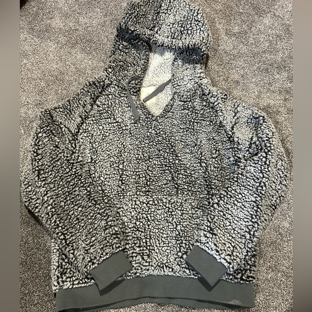 Thread & Supply Gray Sherpa Jacket